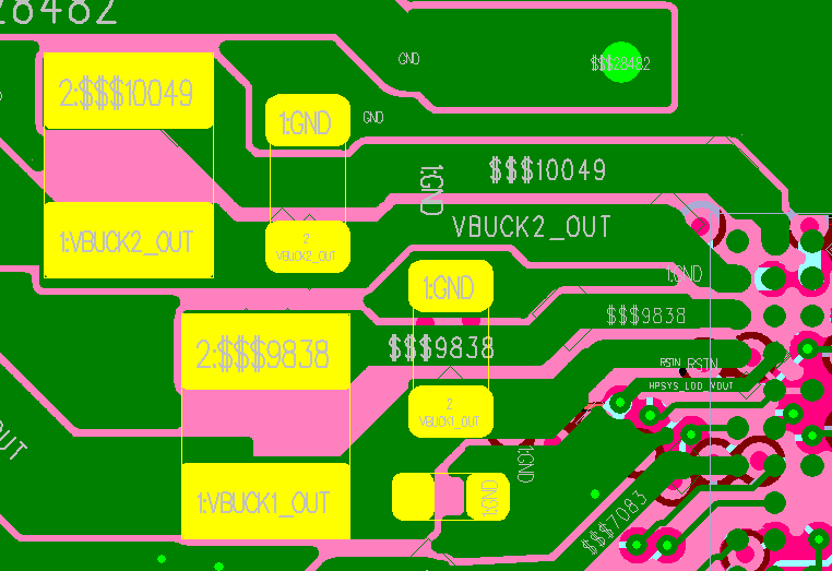 DC-DC 关键器件PCB布局图