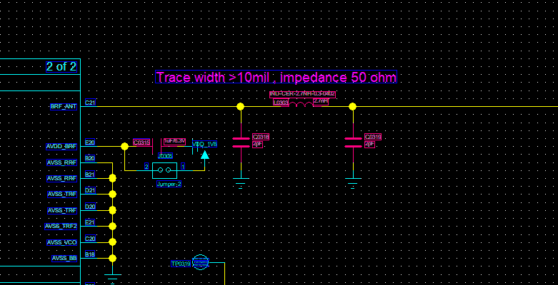π型网络以及Power supplyCircuitSchematic diagram