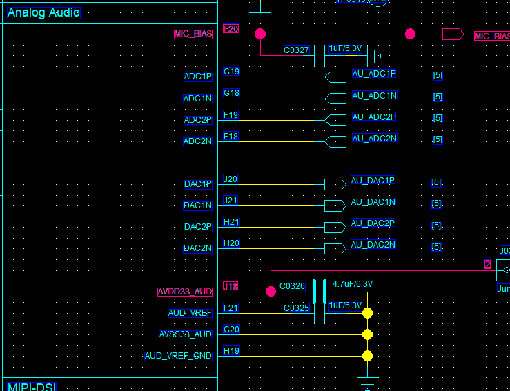 AudioCircuitPower supplySchematic diagram