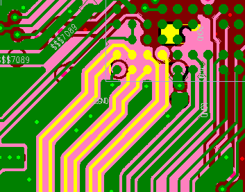 DSI signal PCB routing