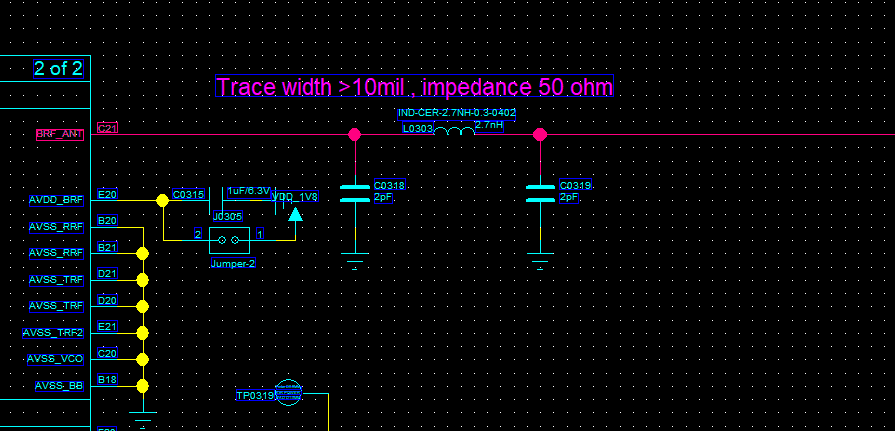 RFSignalCircuitSchematic diagram