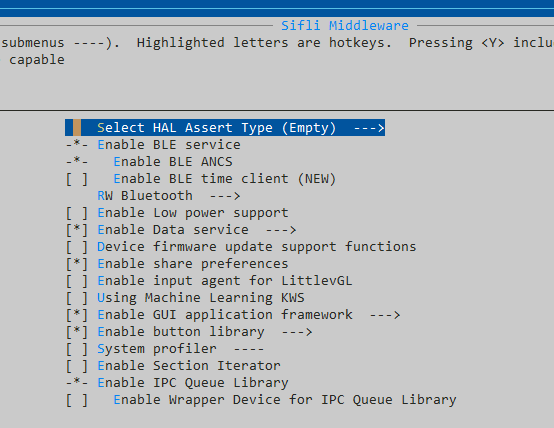 图3: IPC Queue Library 配置菜单